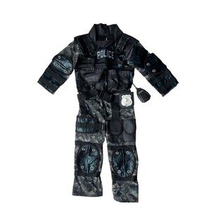 Halloween Boys Camo Police Suit ( 4 yrs  )